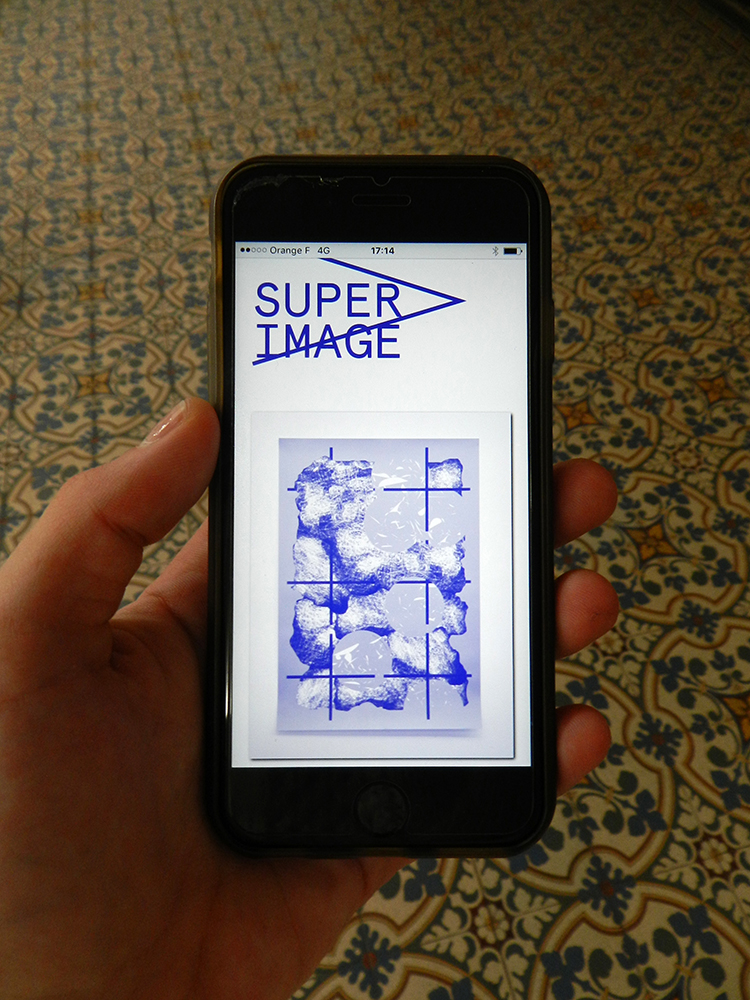 Exhibition web page on mobile (view 1)