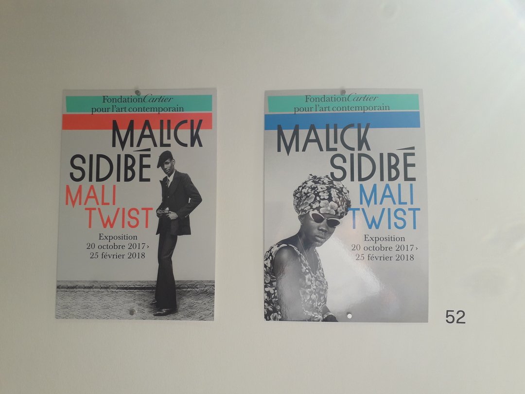 Image 10 : Affiches pour la fondation Cartier sur l'exposition Malick Sidibé, Mali Twist