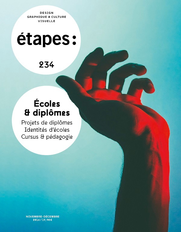 Cover of Étapes magazine, in which the article on the installation appeared