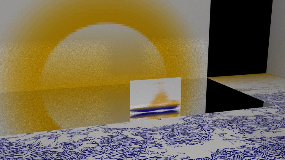 3D installation (sunset detail)