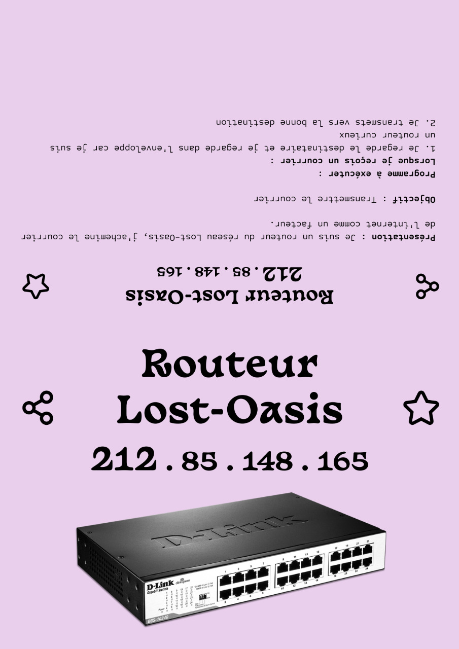 Rôle du routeur Lost-Oasis