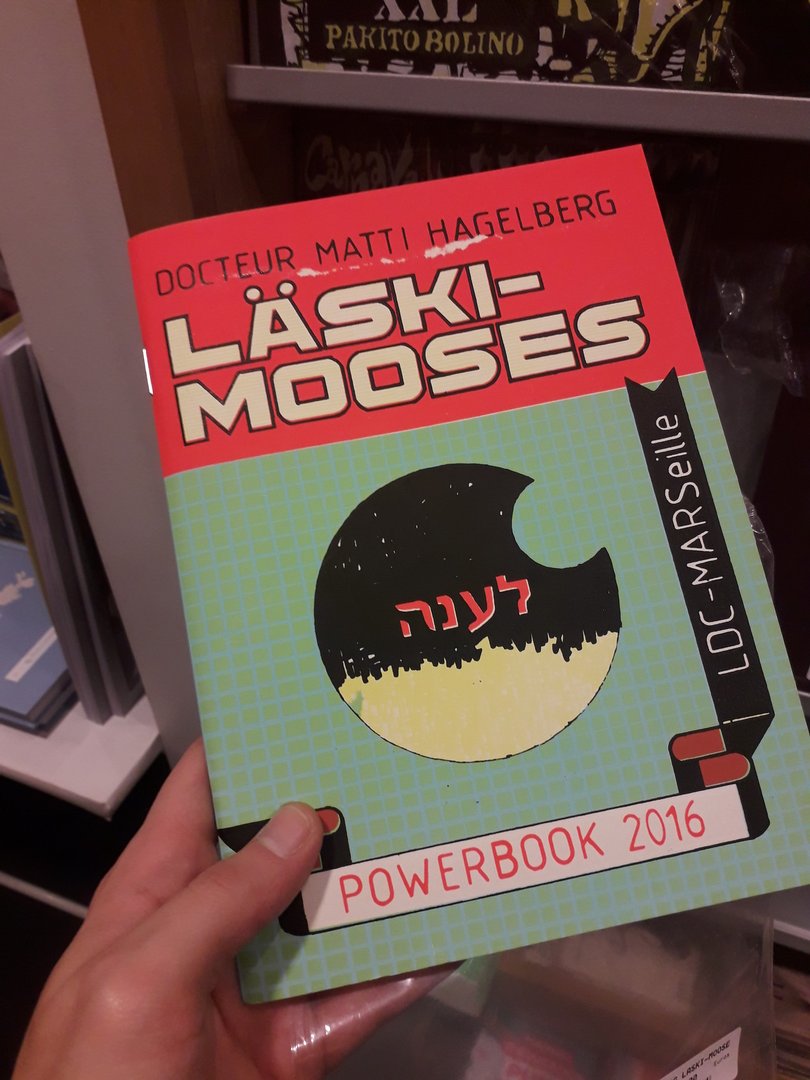 Image 11 : Couverture graphique de Läski-Mooses (Powerbook 2016, LDC-MARSeille)